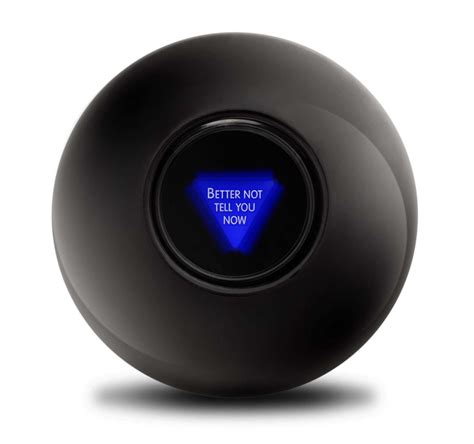 The Magic 8 ball's role in decision-making, and why it tends to suggest negative outcomes